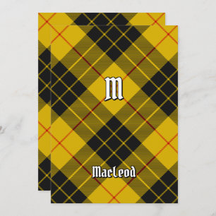 Invitation Clan Macleod de Lewis Tartan