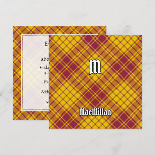 Invitation Clan MacMillan robe Tartan