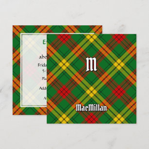 Invitation Clan MacMillan Tartan