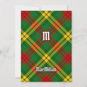 Invitation Clan MacMillan Tartan