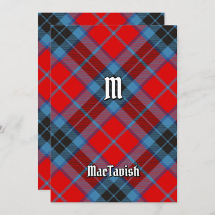 Invitation Clan MacTavish Tartan