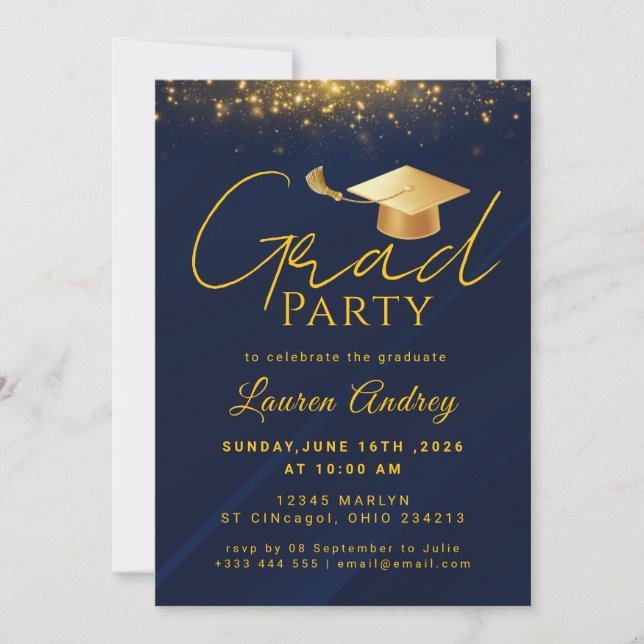 Invitation Class of 2027 Graduation Party (Devant)