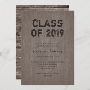 Invitation Classe 2019 - Fête des diplômes Guy Rustic High Sc