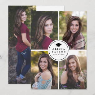 Invitation Classe accomplie, annonces d'obtention du diplôme