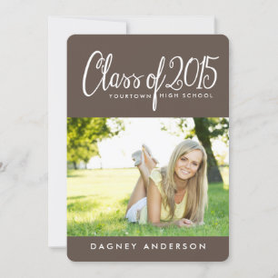Invitation Classe amusante de 2015 Photo Graduation Party Inv