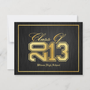 Invitation Classe Black and Gold de 2013