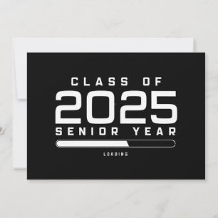 Invitation Classe de 2025 Dernière année Chargement Senior 20