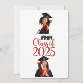 Invitation Classe de 2025 Graduation Personnalisée