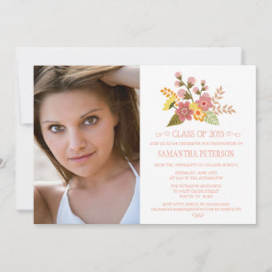 Invitation Classe de bouquet floral 2015