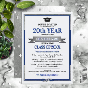 Invitation Classe de couleurs de l'école de style classique R