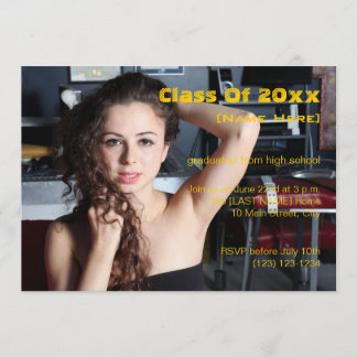 Invitation Classe De Diplôme De 20xx