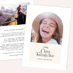 Invitation Classe de fin d'études de 2025 Elégant personnalis
