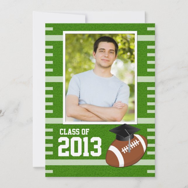 Invitation Classe de l'obtention du diplôme 2013 du football (Devant)