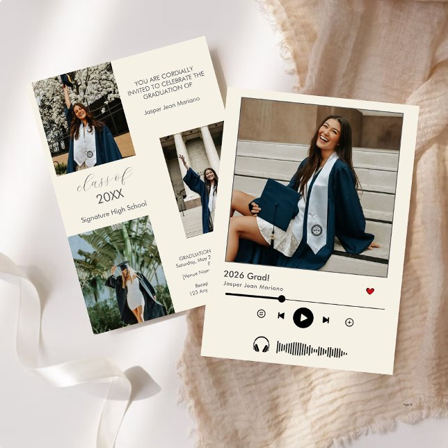 Invitation Classe de musique de 2025 (Créateur téléchargé)