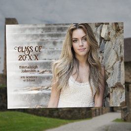 Invitation Classe de Photo Classique du 20xx Graduation Party