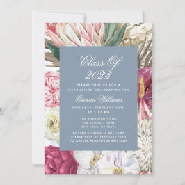 Invitation Classe de photo florale 2022 aquarelle