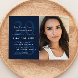 Invitation Classe de remise de diplômes photo classique 2023