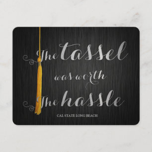 Invitation Classe élégante et chique de l'obtention du