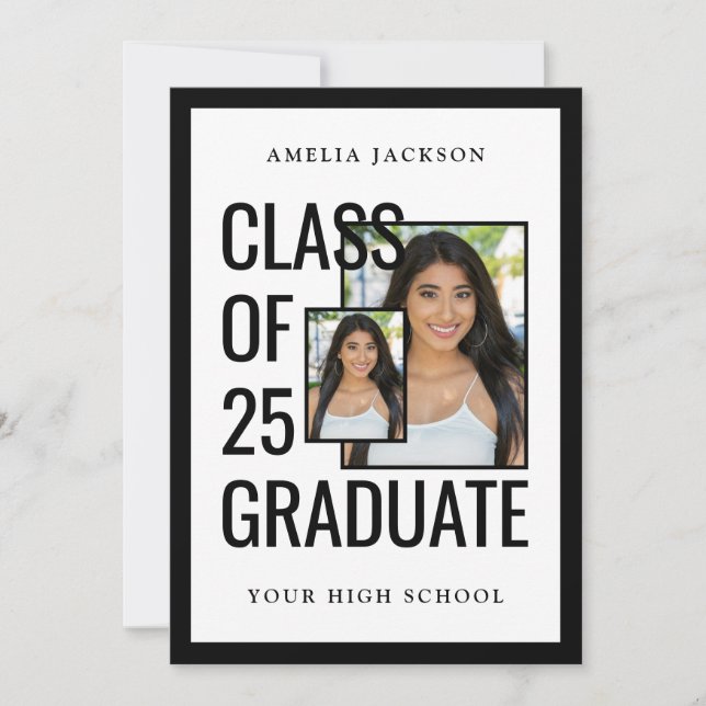 Invitation Classe Moderne De 25 Grad Photos Open House (Devant)