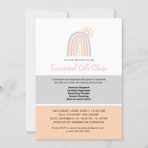 Invitation Classe Rainbow Essential Oil Drops