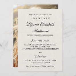 Invitation Classic I Canva Graduation