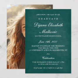 Invitation Classic I Green Graduation