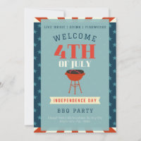 Classic Retro 4 Juillet Fête de l'Indépendance Fêt