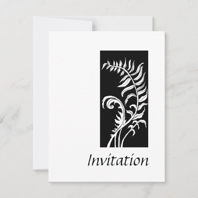 Invitation classique (Devant)