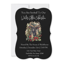Invitation classique à Yule de chèvre