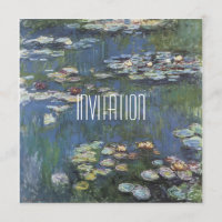 Invitation classique Art Monet