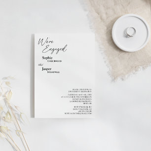Invitation Classique moderne Nous sommes engagés pour la part