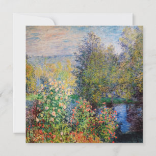 Invitation Claude Monet - Coin de jardin à Montgeron