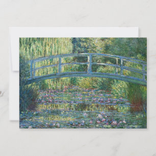 Invitation Claude Monet - Eau Lily étang, Harmonie verte