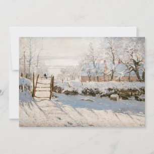 Invitation Claude Monet - La Pie