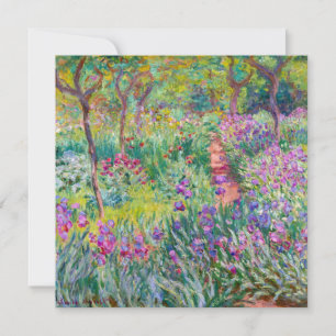 Invitation Claude Monet - Le jardin d'iris à Giverny