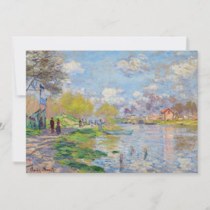 Invitation Claude Monet - Le Printemps au bord de la Seine