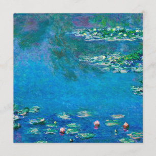 Invitation Claude Monet - Nymphéas 1906