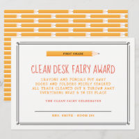 Clean Desk Fairy Award