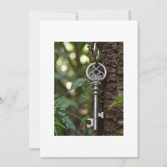 Invitation clef et arbrea (Devant)