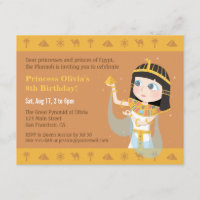 Cleopatra Egyptian Theme Anniversaire de enfant Pa