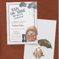 Cloud Neuf Baby shower de haies de bois