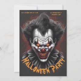 Invitation Clown déplaisant