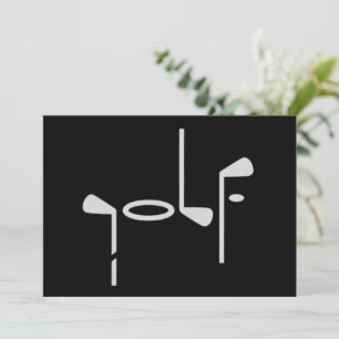 Invitation Club de golf pour amateur de golf