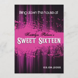 Invitation Club Flyer Look Sweet 16