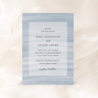 Coastal Chic Muted Blue Mariage élégant