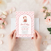 Coccinelle rose Baby Shower Fille