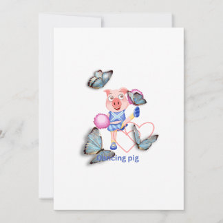 Invitation Cochon dansant