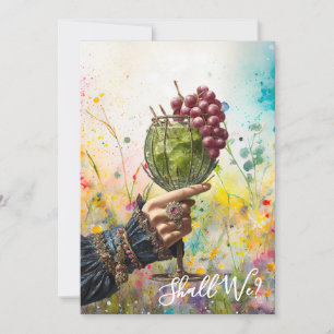 Invitation *~* Cocktail A101 25 PHOTO  Orné  EVEILLES DE FILL