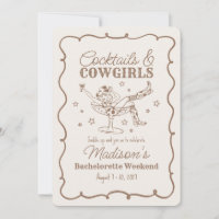 Cocktail Beige et Cowgirls Nash Bash Bachelorette
