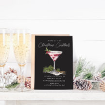 Cocktail de Noël et soirée élégante